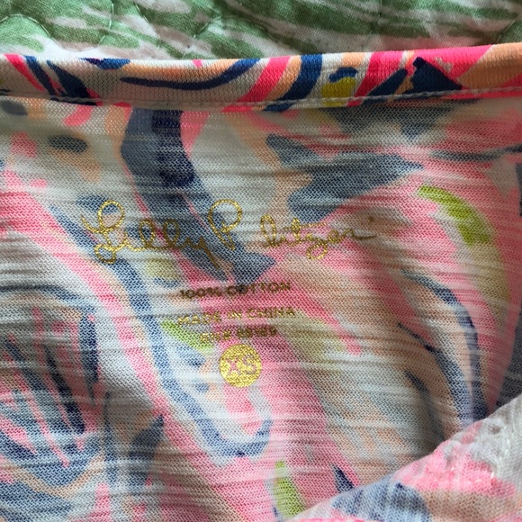 Lilly Pulitzer Tassel Top xs EUC - Picture 4 of 4